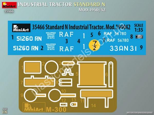 1/35 MiniArt 35466 Standard N Industrial Tractor. Mod.1940/42