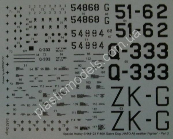 1/48 Special hobby 48123 F-86K Sabre Dog 