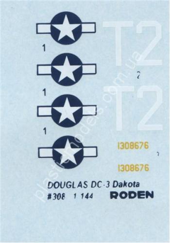 1/144 Roden 308 Douglas C-47 Skytrain