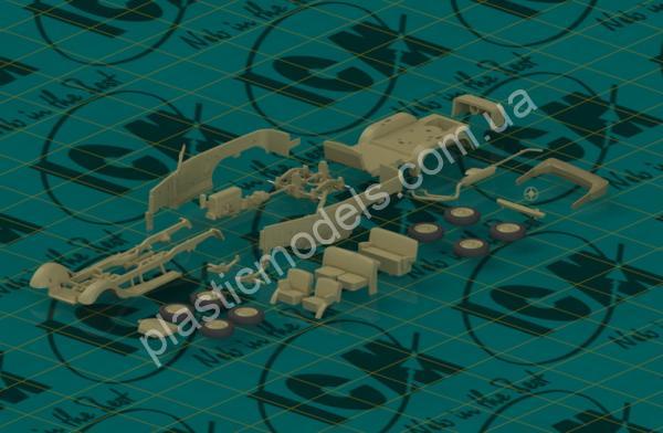 1/72 ICM 72471 G4 (1935 production), WWII German Staff Car