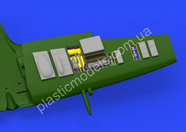1/48 Eduard 672150 Spitfire Mk. IXc gun bays