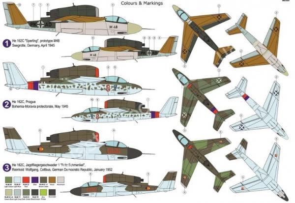 1/72 AZ model 7827 Heinkel He 162C „Salamander“