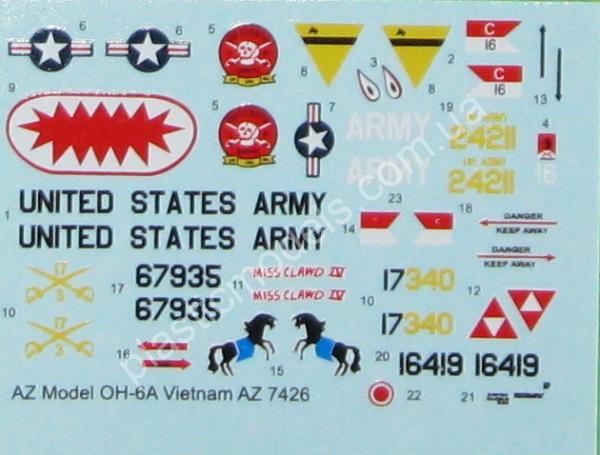 1/72 AZ model 7426 Hughes OH-6A Vietnam