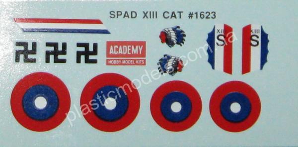 1/72 Academy 12446 Spad XIII WWI Fighter