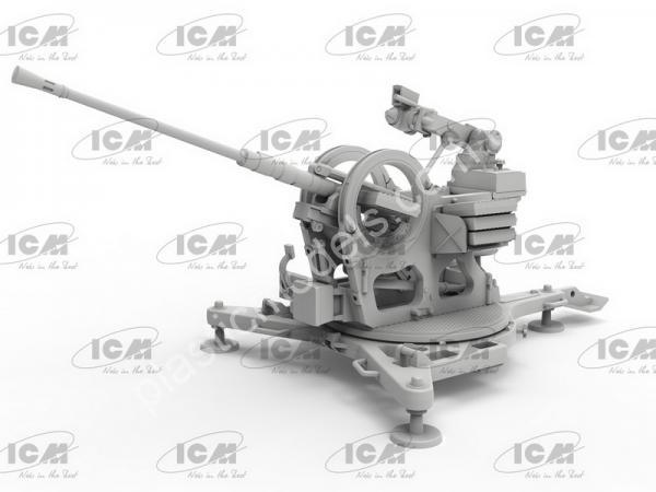 1/35 ICM 35717 Flak 38 WWII German AA Gun