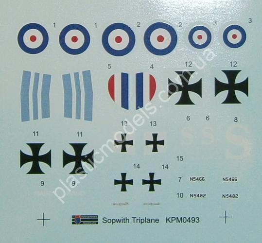 1/72 Kovozavody Prostejov 0493 Sopwith Triplane