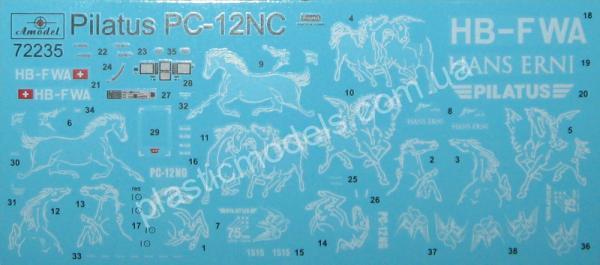 1/72 A-model 72235 Pilatus PC12/47E  HB-FWA