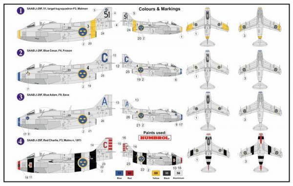 1/48 AZ model 4866 Saab J-29E/F Tunnan
