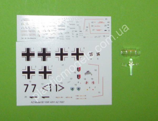 1/72 AZ model 7687 Messerschmitt Bf 109F-4/R1 „Cannon Pod“