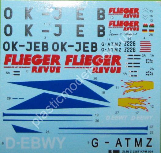 1/72 Kovozavody Prostejov 0004 Zlín Z-226T (Trenér 6)