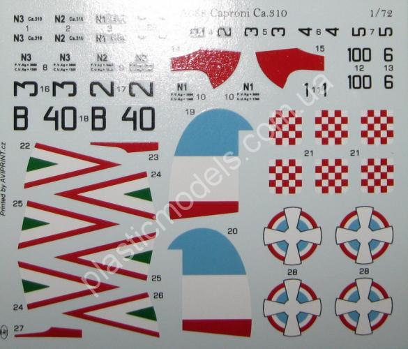 1/72 Azur 088 Caproni Ca.310 Libeccio (Croatia,Hungary)