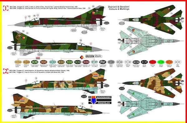 1/72 KPM 0069 Mikoyan MiG-23ML CzAF, East German AF, Iraqi AF