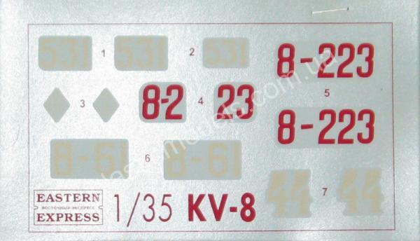 1/35 EASTERN EXPRESS 35087 KV-8 Soviet Flame-thrower Tank 1942