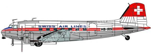 1/72 Italeri 1349 DC-3 Swissair