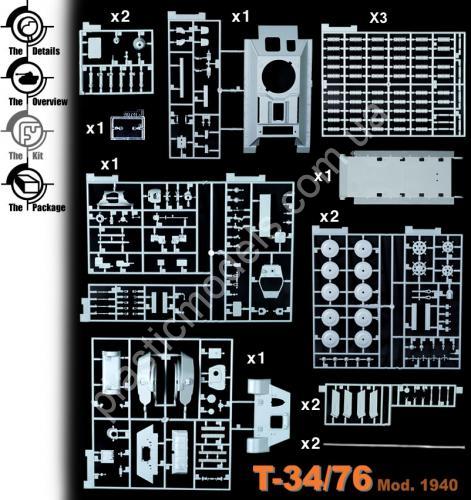1/35 Dragon 6092 T-34/76 Mod. 1940 Eastern Front, 1941