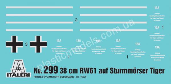 1/35 Italeri 299 38 cm RW 61 auf Sturmmörser Tiger