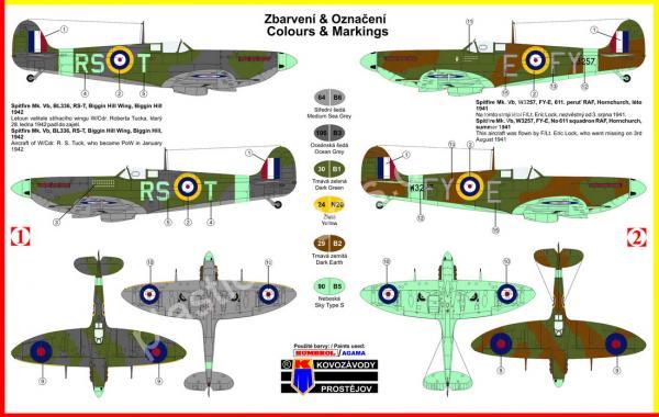 1/72 KPM 0074 Supermarine Spitfire Mk.VB 