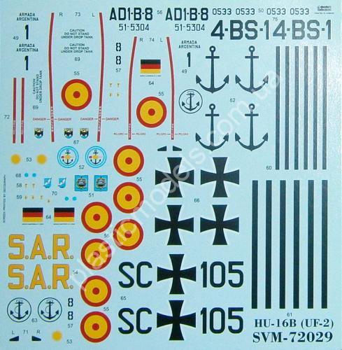 1/72 SOVA-M 72029 HU-16B Albatross Germany, Spain, Argentina