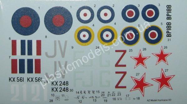 1/72 AZ model 7594 Hawker Hurricane Mk.IID