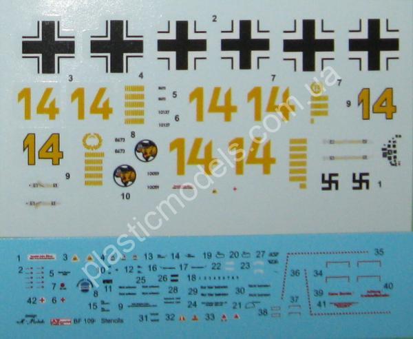 1/72 AZ model 7629 Messerschmitt Bf-109F-4 'JG 27 H.J. Marseille'