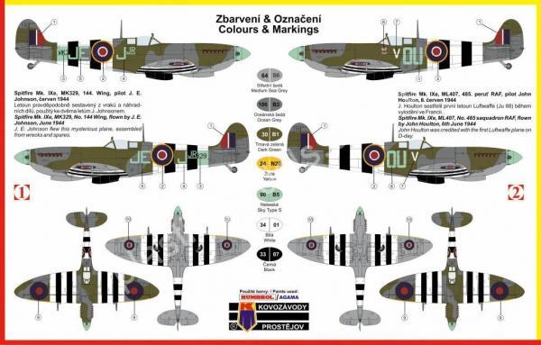 1/72 Kovozavody Prostejov 0083 Supermarine Spitfire Mk.IXE In RAF service