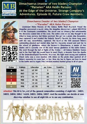 1/24 Mastr Box 24056 Dimachaerus (master of two blades) Champion