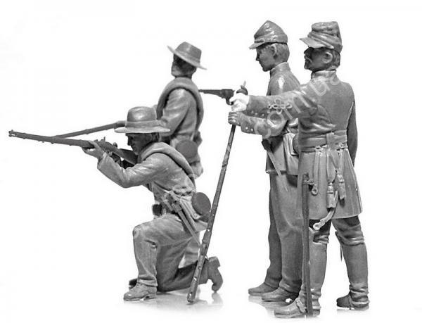 1/35 ICM 35021 American Civil War Confederate Infantry