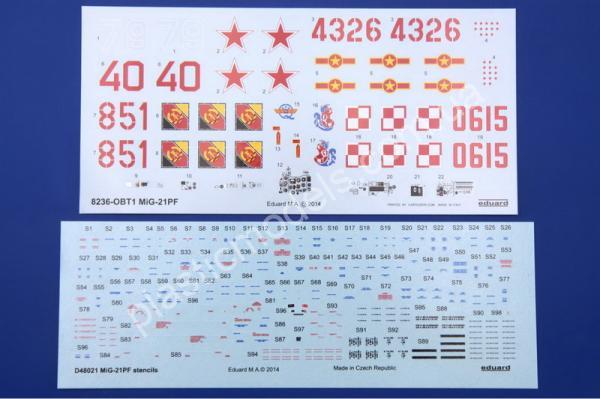 1/48 Eduard 8236 MiG-21PF