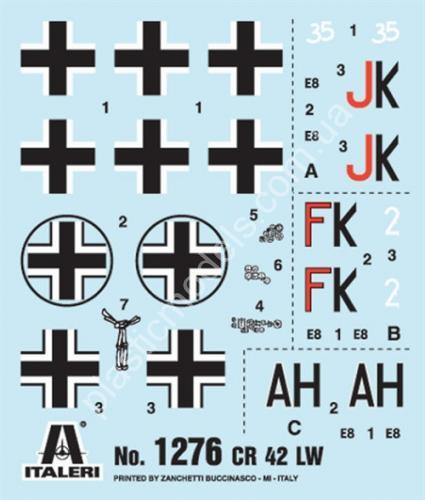 1/72 Italeri 1276 C.R. 42 Luftwaffe