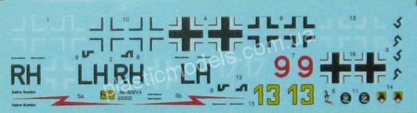 1/72 RS models 92202 Messerschmitt 309 V4 
