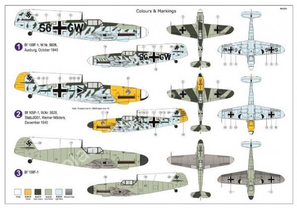1/72 AZ model 7859 Bf 109F-1 “Fridrich are coming”