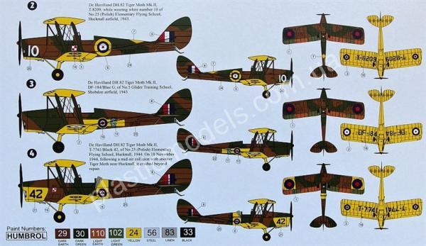 1/72 AZ model 7470 DH.82 Tiger Moth Mk.II (RAF)