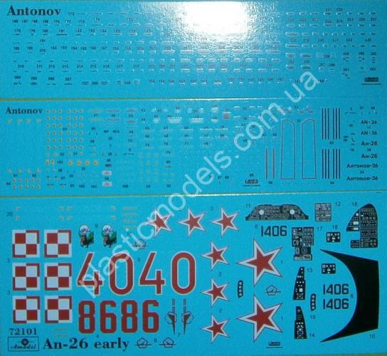 1/72 A-model 72101 Antonov An-26 (early version)