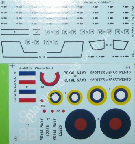 1/48 Special hobby 48162 Walrus Mk.I 