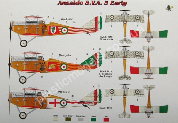 1/48 FLY 48006 Ansaldo S.V.A. 5 Early