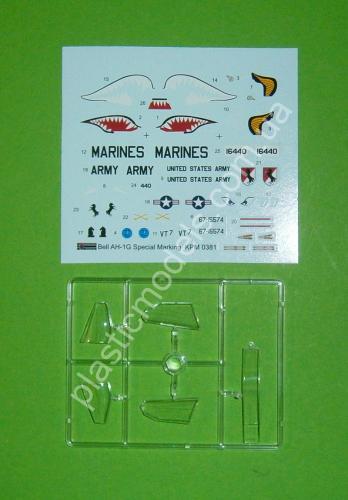 1/72 Kovozavody Prostejov 0381 AH-1G Huey Cobra „Special Markings“
