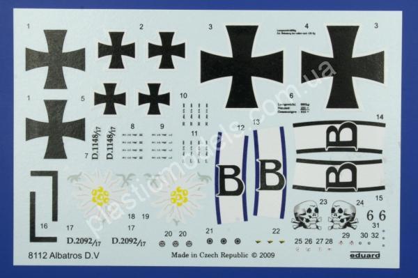 1/48 Eduard 8112 Albatros D.V PROFIPACK
