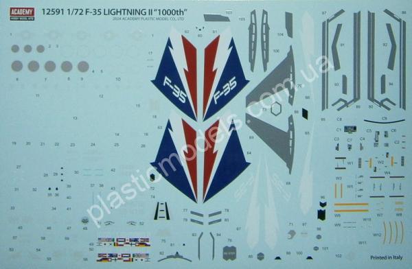 1/72 Academy 12591 F-35A Lighting II 