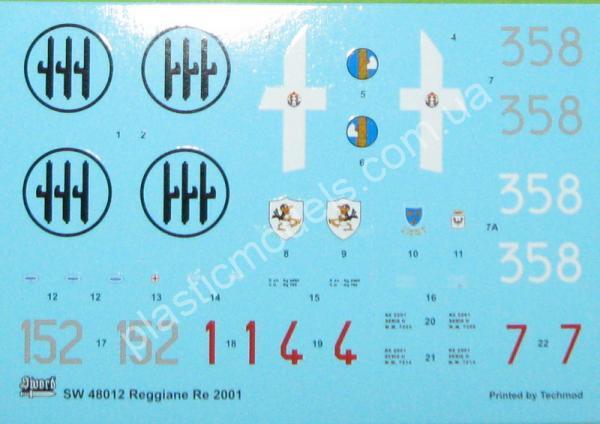 1/48 Sword 48012 Reggiane Re.2001 Falco II