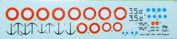 1/72 FLY 72031 Nord 1000,1001,1002 Pingouin
