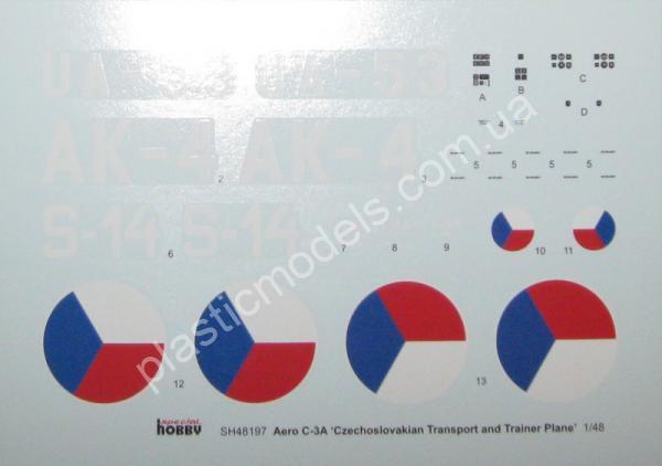 1/48 Special hobby 48197 Aero C-3A 'Czechoslovakian Transport and Trainer Plane'