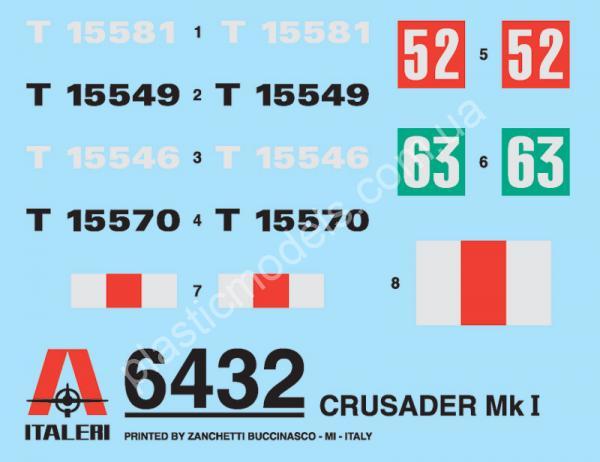1/35 Italeri 6432 Crusader Mk.I
