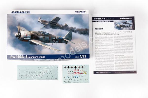 1/72 Eduard 7463 Fw 190A-8 standard wings