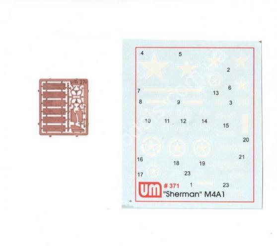 1/72 UM 371 Medium tank M4A1 Sherman