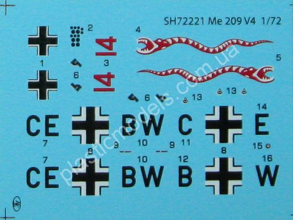 1/72 Special hobby 72221 Messerschmitt Me 209V-4