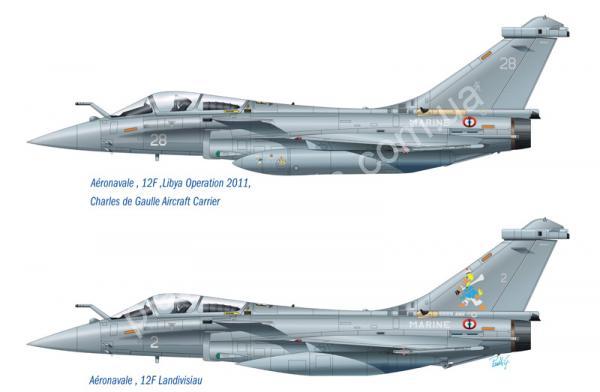 1/72 Italeri 1319 Dassault Rafale M Operations Exterieures Libia 2011