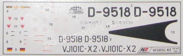 1/72 A&A Models 7202 VJ101C-X2 Supersonic capable VTOL fighter