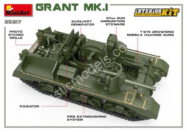 1/35 MiniArt 35276 tank Grant Mk.I