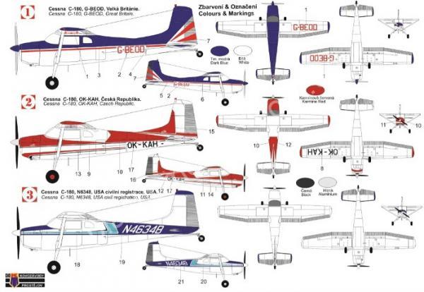 1/72 Kovozavody Prostejov 0236 Cessna C-180 “Skywagon”