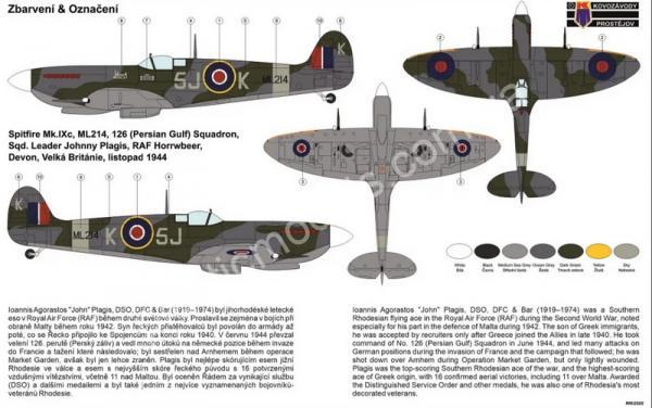 1/72 Kovozavody Prostejov 0006 Spitfire IXc Johnny Plagis